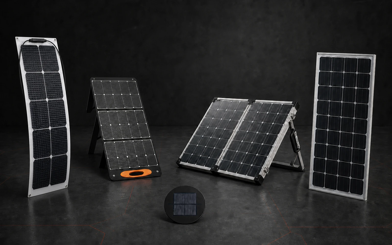 Solar panels, mounting systems, charge controllers and accessories